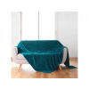 douceur d'intérieur Prikrývka z mikroflanelu v petrolejovej farbe Arya 180x220