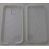 Silikonové puzdro TPU priesvitné, zadné Samsung S5 G900, biele