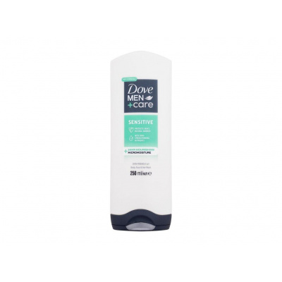 Dove Men + Care Sensitive (M) 250ml, Sprchovací gél