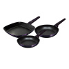 BERLINGERHAUS Sada pánví s titanovým povrchem 3 ks Purple Eclipse Collection steak BH-7104