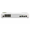 qnap QNAP QSW-M2108-2C sieťový prepínač Riadený L2 2.5G Ethernet (100/1000/2500) Šedá, Biela (QSW-M2108-2C)