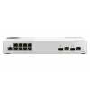 QNAP QSW-M2108-2C sieťový prepínač Riadený L2 2.5G Ethernet (100/1000/2500) Šedá, Biela (QSW-M2108-2C)