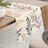Biante Bavlnený behúň na stôl Sandra SA-544 Jesenné vetvičky na krémovom 20x140 cm