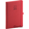 Notique Diamante A5 týždenný 2026 červený