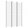 Trojdielna paravánová stena VidaXL biela, 150 x 220 cm