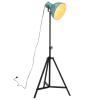 Podlahová lampa 25 W šmuhovaná modrá 61x61x90/150 cm E27-ForU-371867