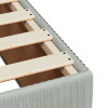 vidaXL Boxspring posteľ s matracom bledosivá 120x190 cm zamat - Sivá - 153045-50911