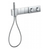 Axor Edge Termostatická sprchová batéria Select 540/100 pod omietku na 3 spotrebiče, chróm/diamantový brús 46711000-AX