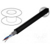 Vodič DMX Žila lanko 2x0,35mm2 110Ω -30÷70°C Farba čierna
