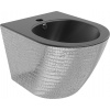 MEXEN - Lena bidet závesný, čierna mat/strieborná vzor 35224872