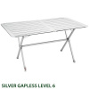 Brunner Kempingový stôl Silver Gapless Level 6