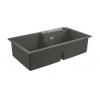 GROHE K500 31649AT0 Kuchynský dvojdrez 860x500 s automatickým odtokom, granitová sivá GRO 31649AT0