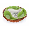 Banquet Misa v košíku olives 23cm 4 diely 601556 BO
