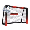 Hudora: Pro Tect Advanced kovová futbalová bránka, 120 cm – čierno-červená