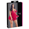 Cottelli Plus Size - Lace-up Baby Babydoll
