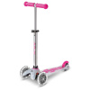 kolobežka MICRO Mini DeLuxe Flux LED neon pink