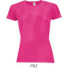 SOL'S | Sporty Women, Dámske šport. tričko, ružová neon, XS