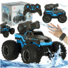 RC auto jazdiace po vode diaľkový ovládač batéria vodotesná modrá