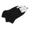 Bavlnené ponožky členkové unisex - čierna (2 pár)