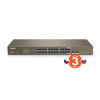 Tenda TEG1024F 24x Gigabit s SFP, 22x RJ45 + 2x SFP/RJ45, Fanless - bez ventilátorov, Rack, 6kV 75011912