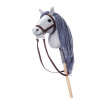 Hobby Horse A3 | Kôň na palici | Hoppihorse sivý | Príslušenstvo v balení
