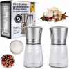 Ručný mlynček na soľ a korenie, sada 2 ks sklenené mlynčeky Karl Hausmann
