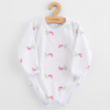 Dojčenské body celorozopínacie New Baby Classic II raspberry Ružová 62 (3-6m)