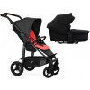 TFK Mono4 2v1 Anthracite with Red Higlights Combi carrycot + Seat unit Nenafukovacie kolesá (s výplňou) Hlboká vanička Black