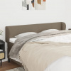 VidaXL Opierka hlavy, taupe, 163x23x78/88 cm, tkanina