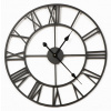 VEĽKÉ HODINY KOVOVÁ RETRO LOFT, ROČNÍK 80 CM