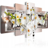 Obrázok - biela abstraktná orchidea 225x112.5 (Obrázok - biela abstraktná orchidea - 225x112.5)