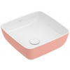 Villeroy & Boch Artis - Umývadlo na dosku, 41x41 cm, Powder 417841BCT0