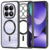Techsuit - Luxury Crystal MagSafe puzdro pre Xiaomi Redmi Note 15 5G / Redmi Note 15 4G / Poco M8 5G - čierne