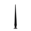 Shots Ouch! Ass Spike Dildo 42 cm, análne dildo s prísavkou 42 x 1,2–4 cm