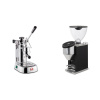 La Pavoni Professional Lusso + Rocket Espresso FAUSTINO 3.1, black