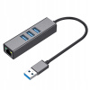 I-Tec U3METALG3HUB 3-portový USB Hub (USB Hub I-tec U3METALG3HUB)
