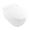 Villeroy & Boch ViClean-I 100 : sprchové WC, WC misa bez splachovacieho kruhu s bidetovým sedátkom, biela alpin CeramicPlus, V0E100R1