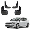 Lapače nečistot (zástěrky) přední+zadní VW Golf VI hatchback -- rok výroby 2008-12 (sada 4kusy)