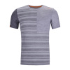 Ortovox tričko 185 Rock'N'Wool Short Sleeve M | farba: grey blend, veľkosť: L
