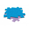 Ortopedická podlaha MUFFIK puzzle Tráva měkká modrá