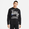 Nike Dri-FIT Men's Long-Sleeve Fitness Top Black L