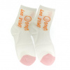Biele ponožky SMILE OUT LOUD