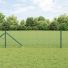 Plot zo zváranej sieťoviny s 13 stĺpikmi na kotvy, zelený 0.4 x 25 m, oceľ