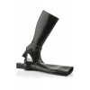 ČIŽMY KARL LAGERFELD BEATA STUDS KNEE BOOT BLACK LTHR