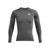Pánske kompresné tričko s dlhým rukávom Under Armour HG ARMOUR COMP LS sivé 1361524-025 - XL