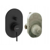 Hansgrohe Zesis S Batéria pod omietku, na 2 spotrebiče, s telesom, matná čierna 74418670-HG