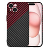 Techsuit Carbonite FiberShell kryt na iPhone 15 – červený Vortex KF2333261