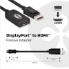 Club3D Pasívny adaptér DisplayPort 1.1 na HDMI 1.3 (M/F), 24cm CAC-1001