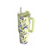 Quokka Nerezový termohrnček so slamkou Stream Matcha 1200 ml