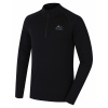 Husky Merow Zip pánské merino termo triko black Velikost: M